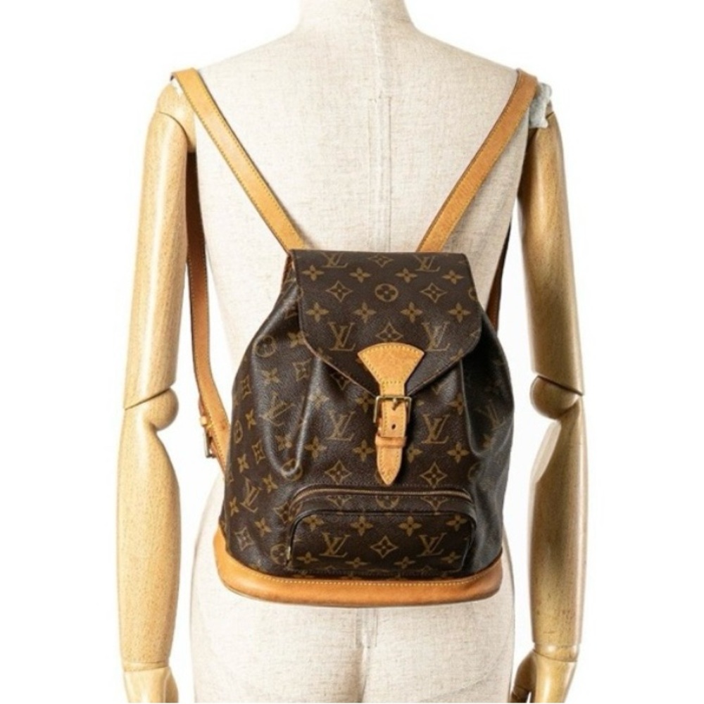 Louis Vuitton Leather Montsours MM Backpack - Picture 2 of 15